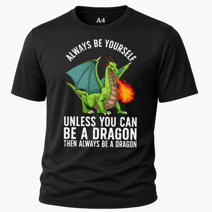 Funny Dragon Design For Fantasy Dragon Lover Cooling Performance Crew T-Shirt