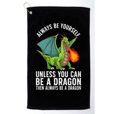 Funny Dragon Design For Fantasy Dragon Lover Golf Towel