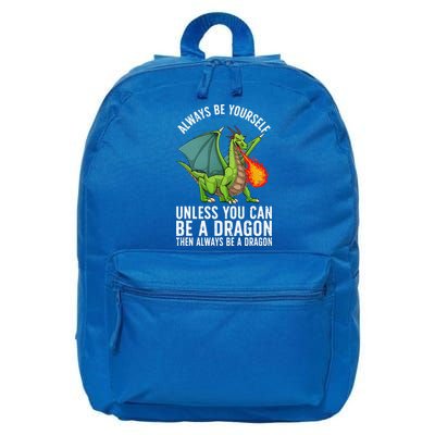 Funny Dragon Design For Fantasy Dragon Lover 16 in Basic Backpack