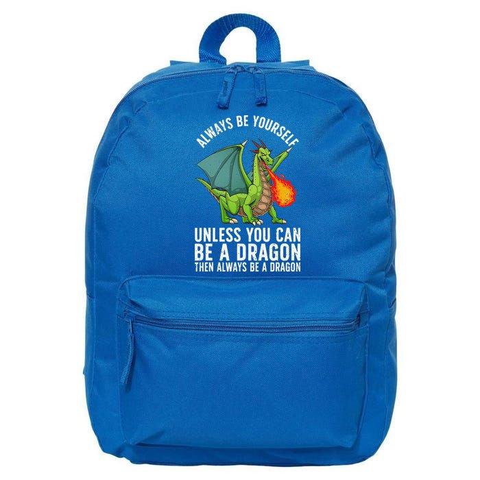 Funny Dragon Design For Fantasy Dragon Lover 16 in Basic Backpack