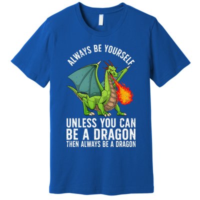 Funny Dragon Design For Fantasy Dragon Lover Premium T-Shirt
