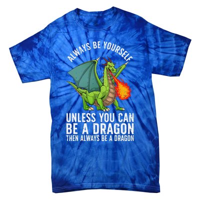 Funny Dragon Design For Fantasy Dragon Lover Tie-Dye T-Shirt