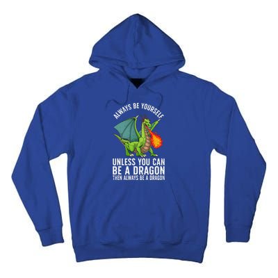 Funny Dragon Design For Fantasy Dragon Lover Tall Hoodie