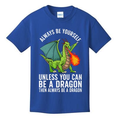 Funny Dragon Design For Fantasy Dragon Lover Kids T-Shirt