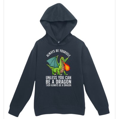 Funny Dragon Design For Fantasy Dragon Lover Urban Pullover Hoodie