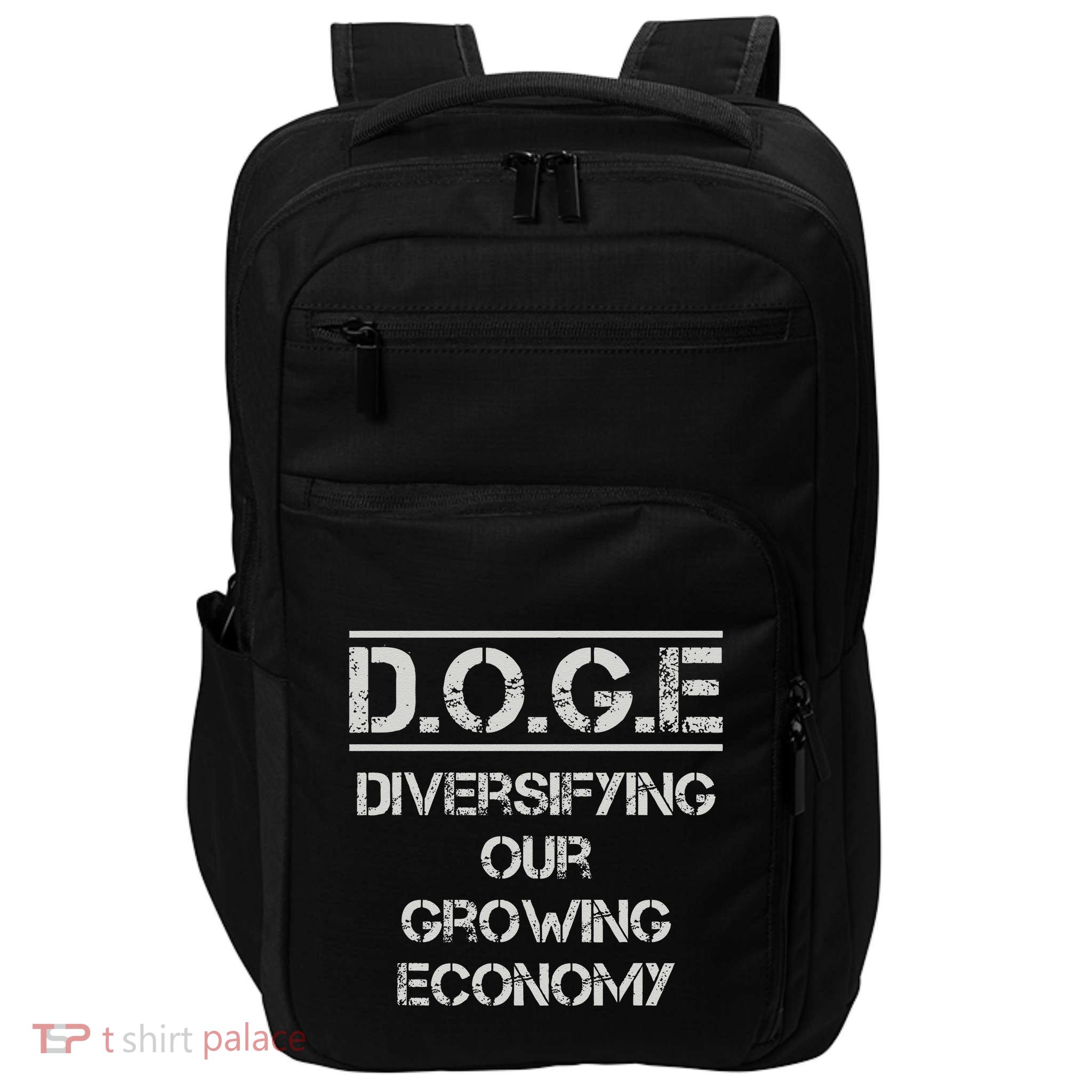 Funny Doge. Diversifying Our Growing Economy Impact Tech Backpack