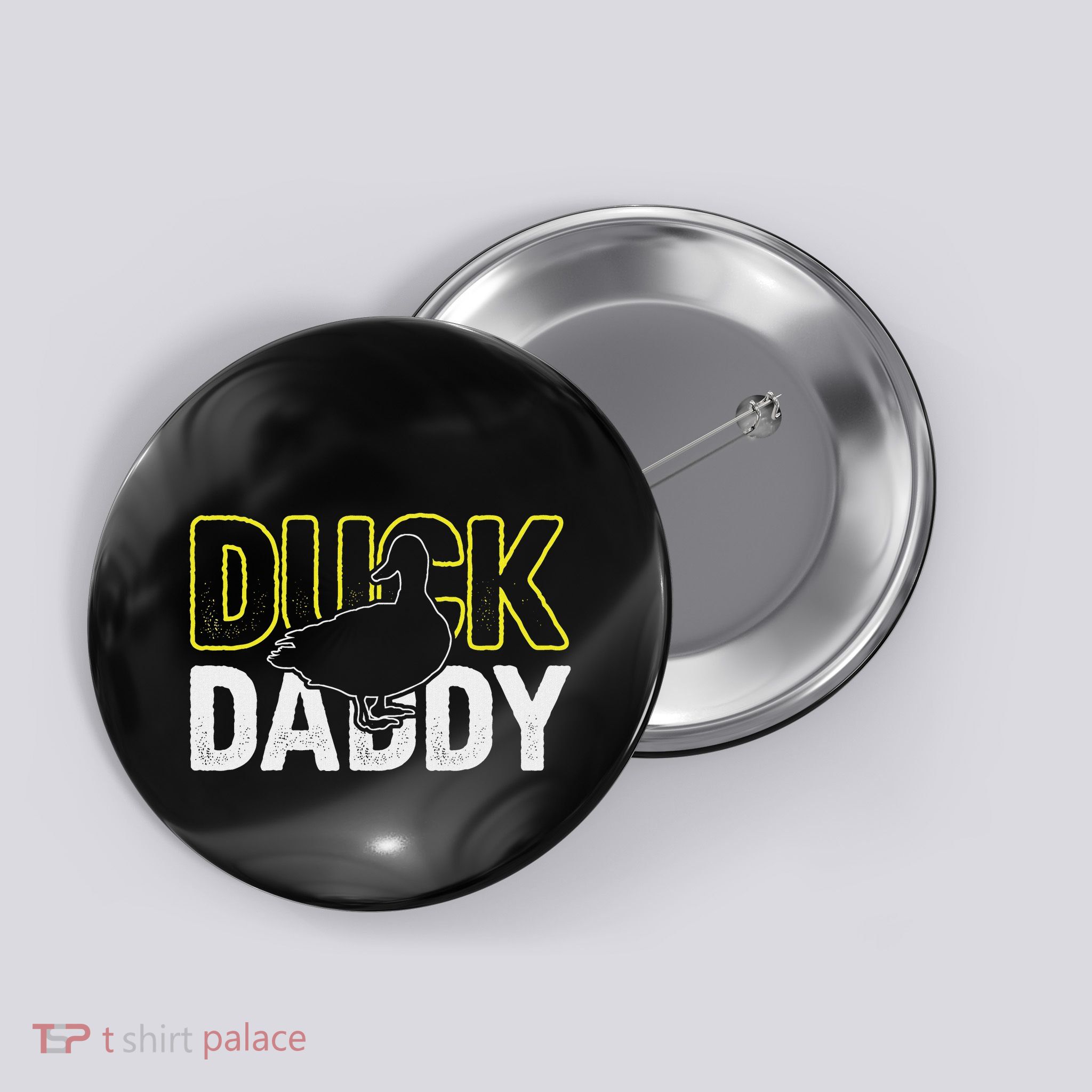 Funny Duck Daddy Humor Duck Father Button