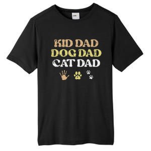 Fathers Day Dog Cat Dad Funny Fur Papa Pet Daddy Tall Fusion ChromaSoft Performance T-Shirt