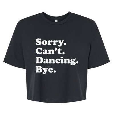 Funny Dancing Dance Gift For Men Women Bella+Canvas Jersey Crop Tee