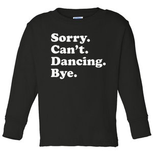 Funny Dancing Dance Gift For Men Women Toddler Long Sleeve Shirt