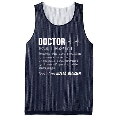 Funny Doctor Definition Medical Healthcare Physician Mesh Reversible Basketball Jersey Tank