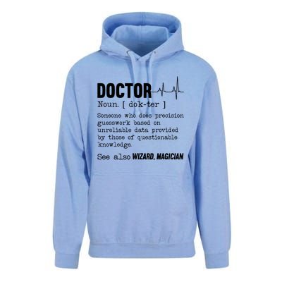 Funny Doctor Definition Medical Healthcare Physician Unisex Surf Hoodie