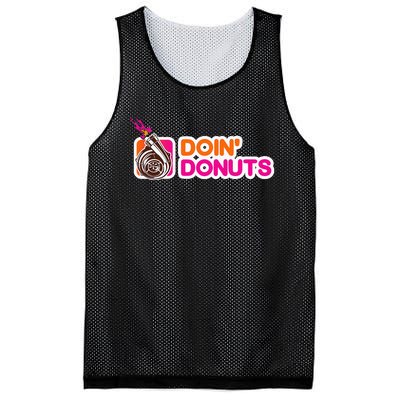 Funny Doin Donuts Racing & Drift Car Enthusiast Turbo Motor Mesh Reversible Basketball Jersey Tank