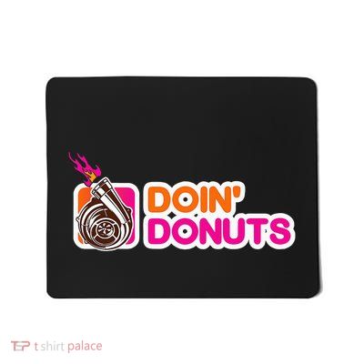 Funny Doin Donuts Racing & Drift Car Enthusiast Turbo Motor Mousepad