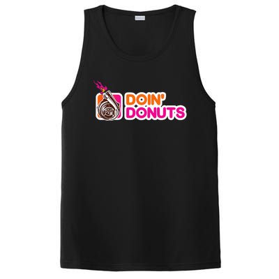 Funny Doin Donuts Racing & Drift Car Enthusiast Turbo Motor PosiCharge Competitor Tank