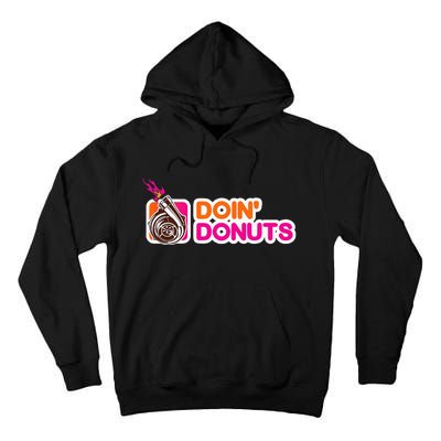 Funny Doin Donuts Racing & Drift Car Enthusiast Turbo Motor Tall Hoodie