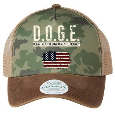 Funny Doge Department Of Government Efficiency . D.O.G.E. Legacy Tie Dye Trucker Hat