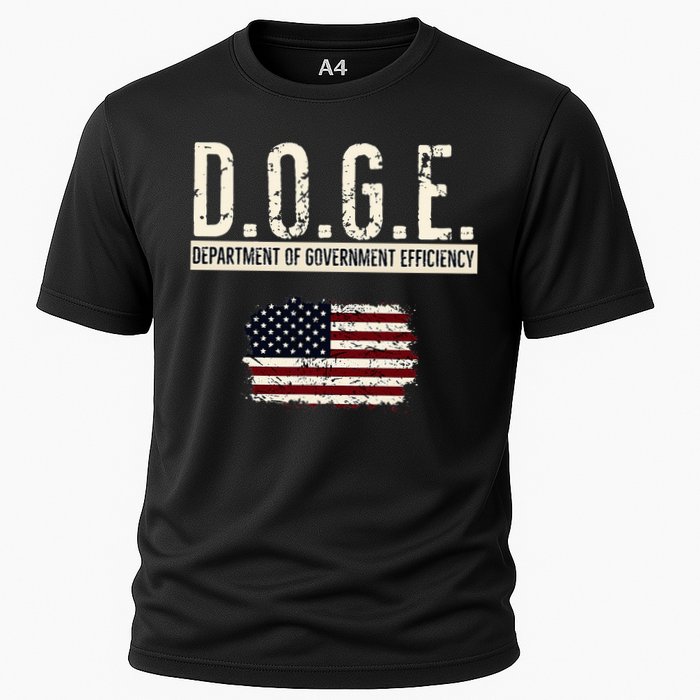 Funny Doge Department Of Government Efficiency . D.O.G.E. Cooling Performance Crew T-Shirt
