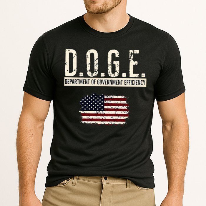 Funny Doge Department Of Government Efficiency . D.O.G.E. Cooling Performance Crew T-Shirt