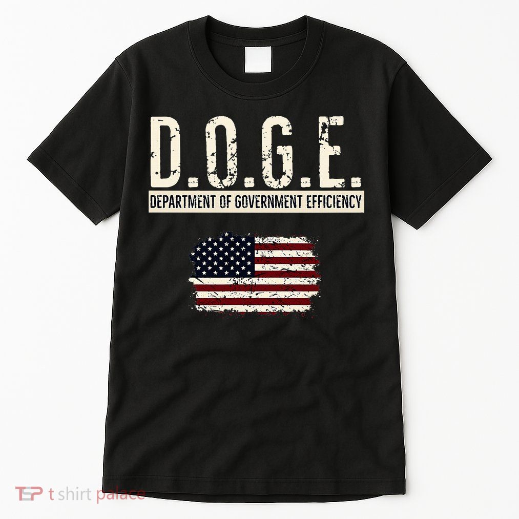 Funny Doge Department Of Government Efficiency . D.O.G.E. Tall T-Shirt