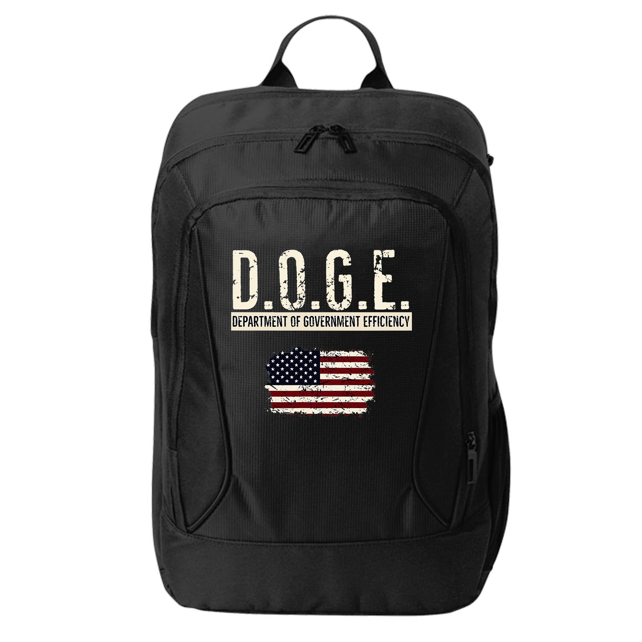Funny Doge Department Of Government Efficiency . D.O.G.E. City Backpack