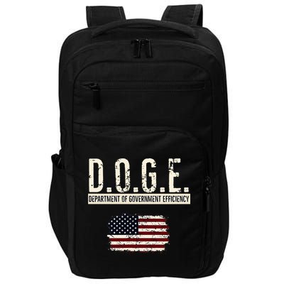 Funny Doge Department Of Government Efficiency . D.O.G.E. Impact Tech Backpack