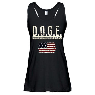 Funny Doge Department Of Government Efficiency . D.O.G.E. Ladies Essential Flowy Tank