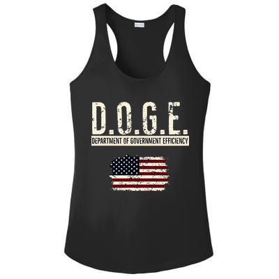 Funny Doge Department Of Government Efficiency . D.O.G.E. Ladies PosiCharge Competitor Racerback Tank