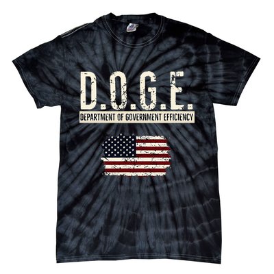 Funny Doge Department Of Government Efficiency . D.O.G.E. Tie-Dye T-Shirt