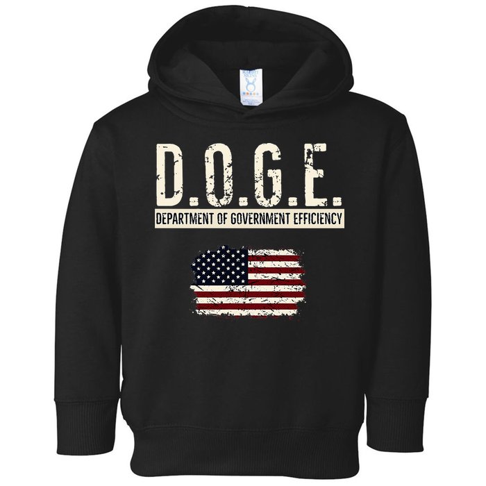 Funny Doge Department Of Government Efficiency . D.O.G.E. Toddler Hoodie