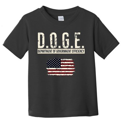 Funny Doge Department Of Government Efficiency . D.O.G.E. Toddler T-Shirt