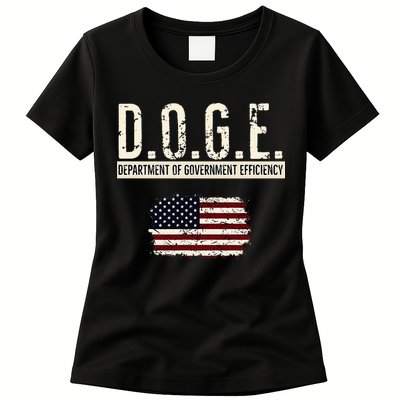 Funny Doge Department Of Government Efficiency . D.O.G.E. Womens T-Shirt