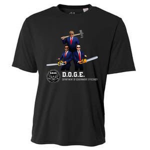 Funny D.O.G.E. (Department Of Government Efficiency) Doge Cooling Performance Crew T-Shirt