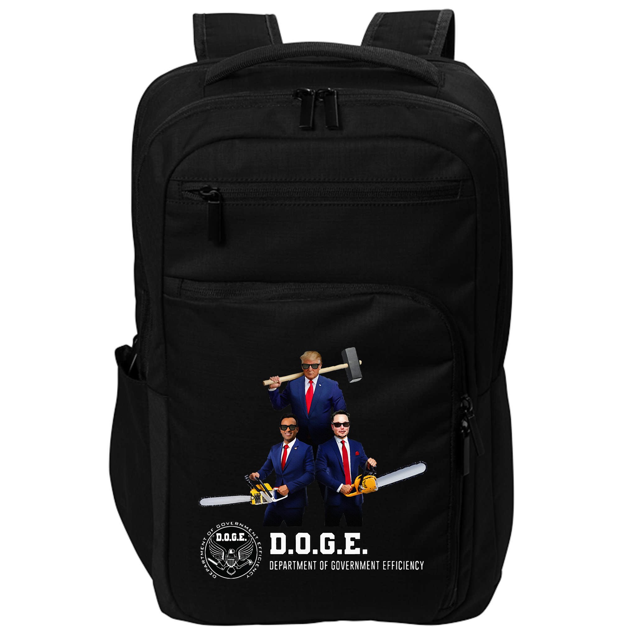 Funny D.O.G.E. (Department Of Government Efficiency) Doge Impact Tech Backpack