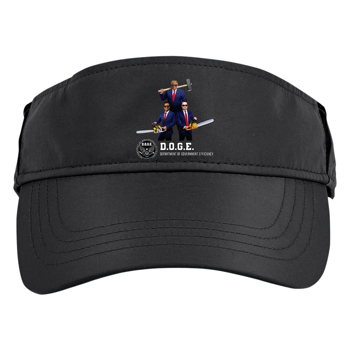 Funny D.O.G.E. (Department Of Government Efficiency) Doge Adult Drive Performance Visor
