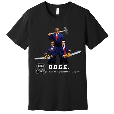 Funny D.O.G.E. (Department Of Government Efficiency) Doge Premium T-Shirt
