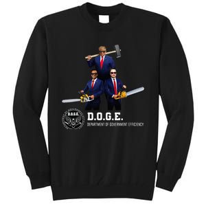 Funny D.O.G.E. (Department Of Government Efficiency) Doge Tall Sweatshirt