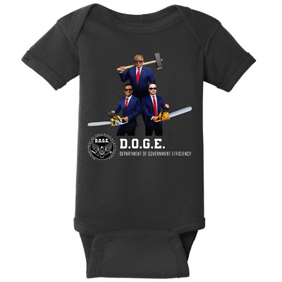 Funny D.O.G.E. (Department Of Government Efficiency) Doge Baby Bodysuit