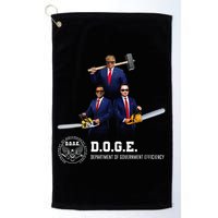 Funny D.O.G.E. (Department Of Government Efficiency) Doge Golf Towel