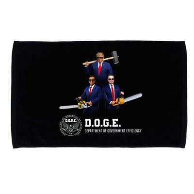 Funny D.O.G.E. (Department Of Government Efficiency) Doge Microfiber Hand Towel