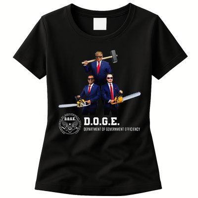 Funny D.O.G.E. (Department Of Government Efficiency) Doge Womens T-Shirt