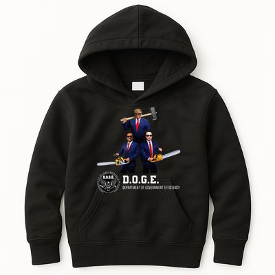 Funny D.O.G.E. (Department Of Government Efficiency) Doge Kids Hoodie