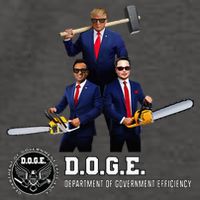 Funny D.O.G.E. (Department Of Government Efficiency) Doge Vector Backpack