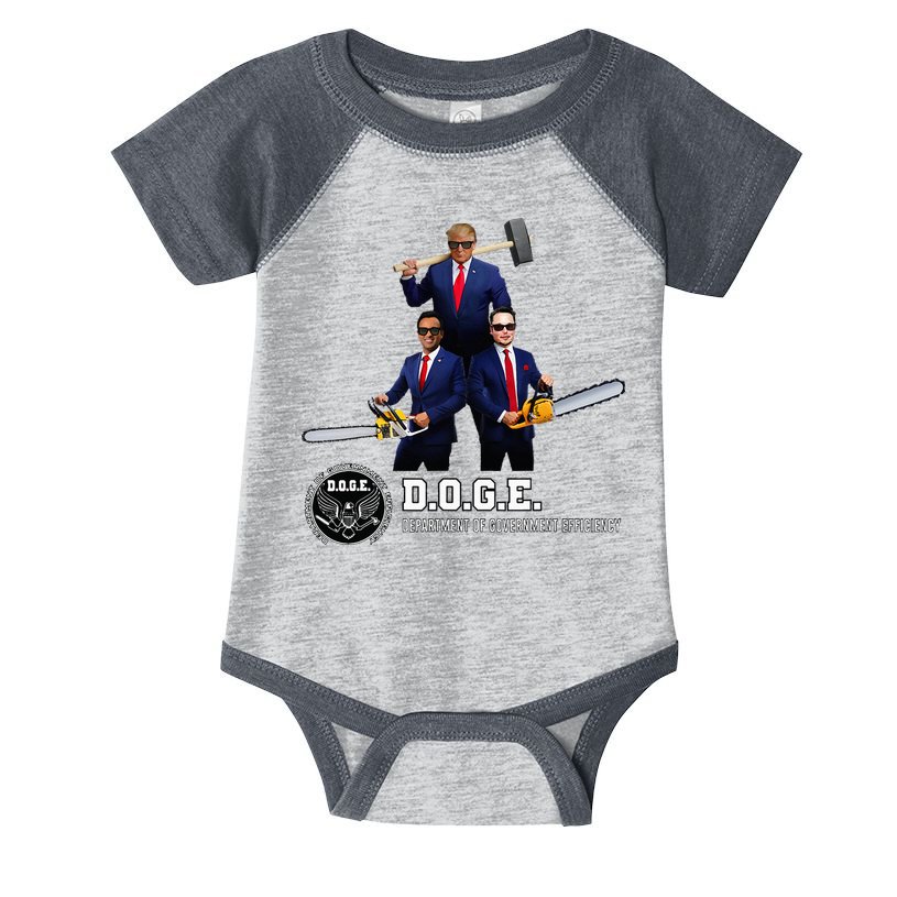 Funny D.O.G.E. (Department Of Government Efficiency) Doge Infant Baby Jersey Bodysuit