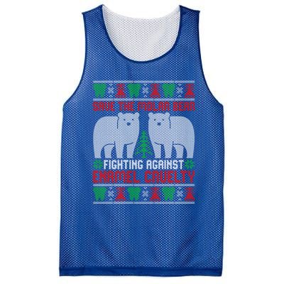 Funny Dental Dentist Save The Molar Bear Ugly Christmas Meaningful Gift Mesh Reversible Basketball Jersey Tank