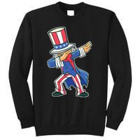 Funny Dancing Dabbing Uncle Sam 4th of July Sweatshirt