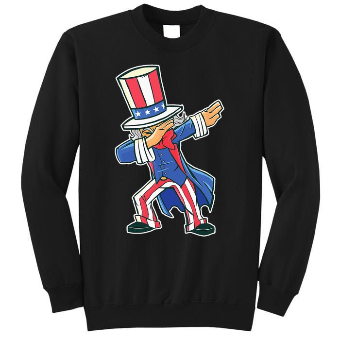 Funny Dancing Dabbing Uncle Sam 4th of July Sweatshirt