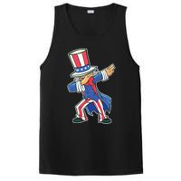 Funny Dancing Dabbing Uncle Sam 4th of July PosiCharge Competitor Tank