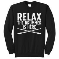 Funny Drummer Design For Men Women Drum Player Music Lover Sweatshirt