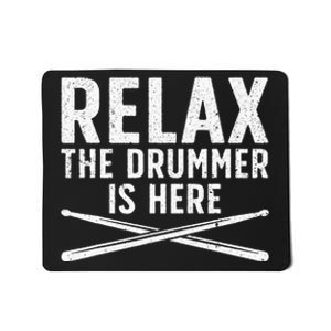 Funny Drummer Design For Men Women Drum Player Music Lover Mousepad